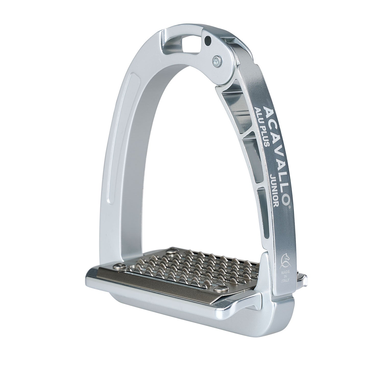 Acavallo Arena Aluplus Junior Stirrups-Stirrup Irons & Leathers - Stirrup Irons-Amahorse-Aluminum-Manhattan Saddlery