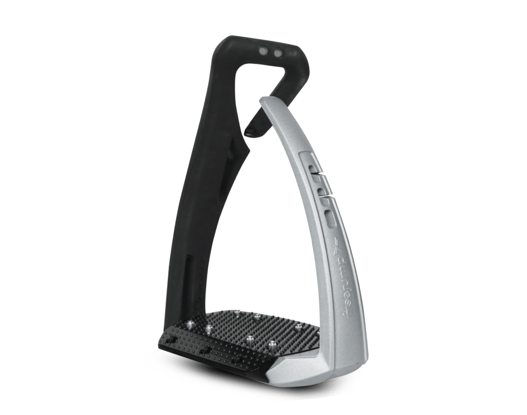 Freejump Soft'Up Pro+ Stirrups-Stirrup Irons-Freejump-Black/Silver-Manhattan Saddlery