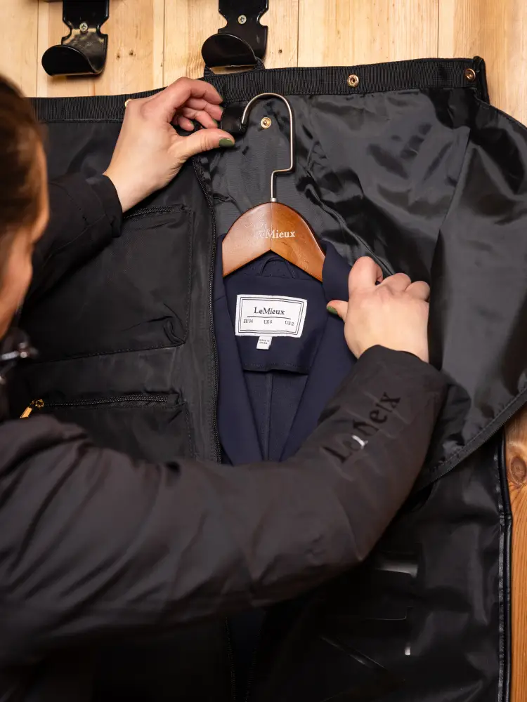 LeMieux Luxe Show Jacket Duffle Bag-Luggage - Duffel Bag-LeMieux-Navy-Manhattan Saddlery