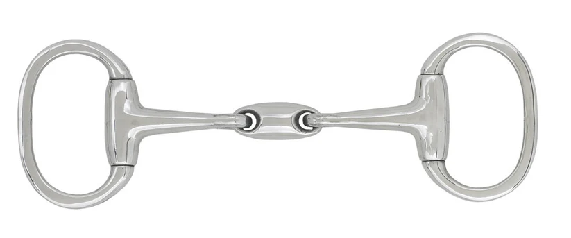 Centaur Stainless Steel Eggbutt Bit with Oval Mouth-Bits-ERS-4.75-Manhattan Saddlery