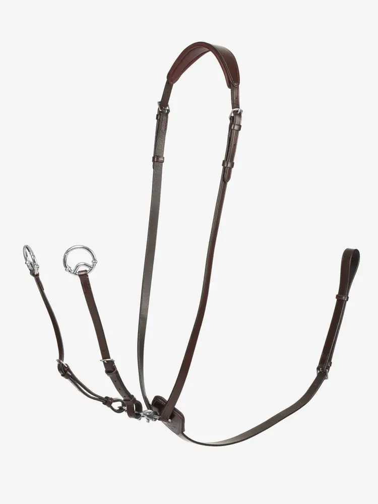 LeMieux Kudos Running Martingale-Martingales & Breastplates - Running Martingale-LeMieux-Black/Silver-Pony-Manhattan Saddlery