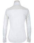 RJ Classics Lauren Ladies' Show Shirt White Stripe-Show Shirts - Ladies Show Shirt-RJ Classics-White Stripe-L-Manhattan Saddlery