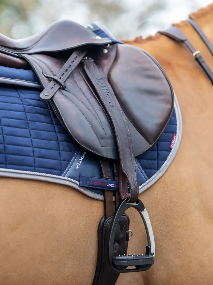 LeMieux Vector Pro Stirrup Leathers-Stirrup Irons & Leathers - Stirrup Leathers-LeMieux-Black-52"-Manhattan Saddlery