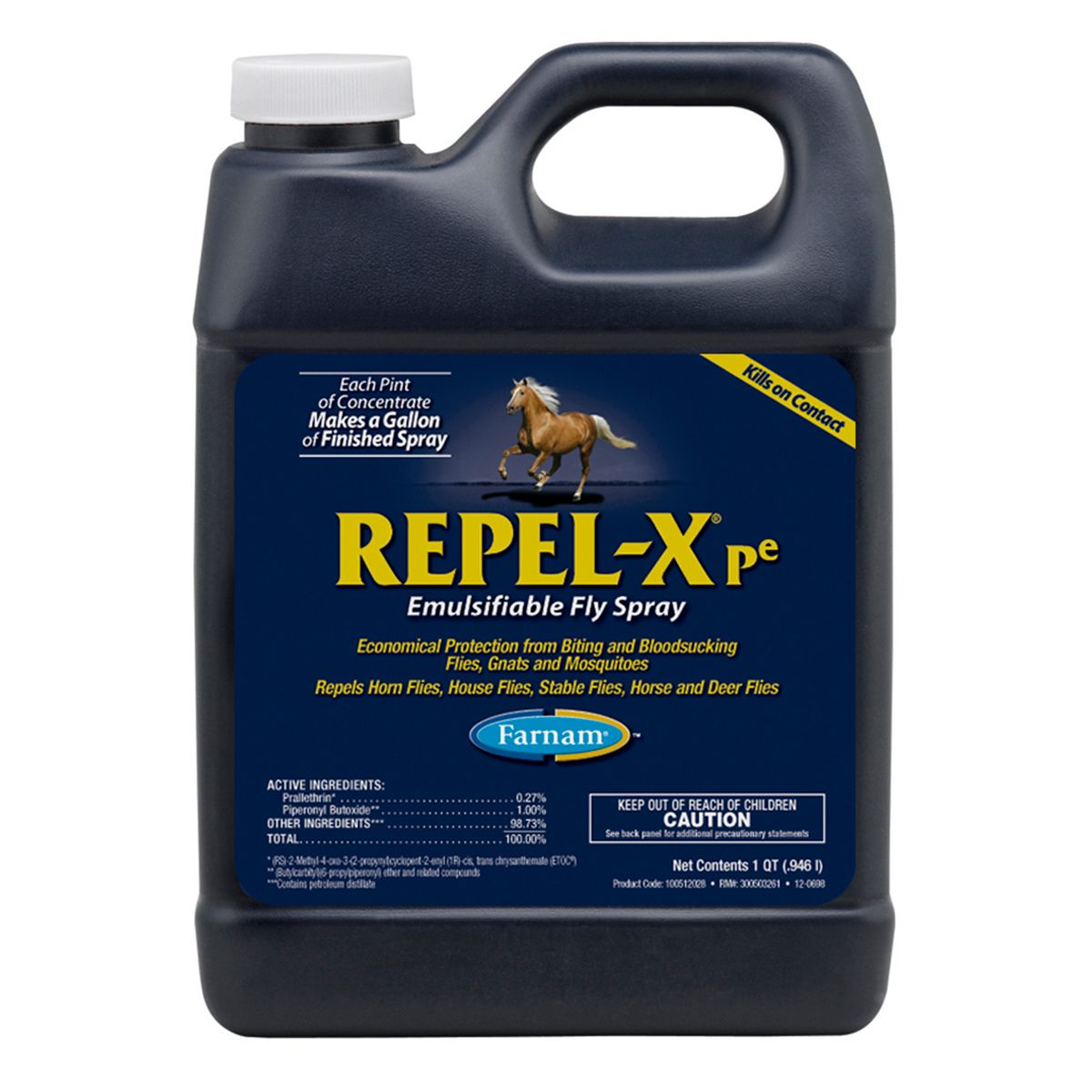 Repel-X Pe Emulsifiable Fly Spray-Staple Supplies - Grooming-RJ Matthews-Qt-Manhattan Saddlery