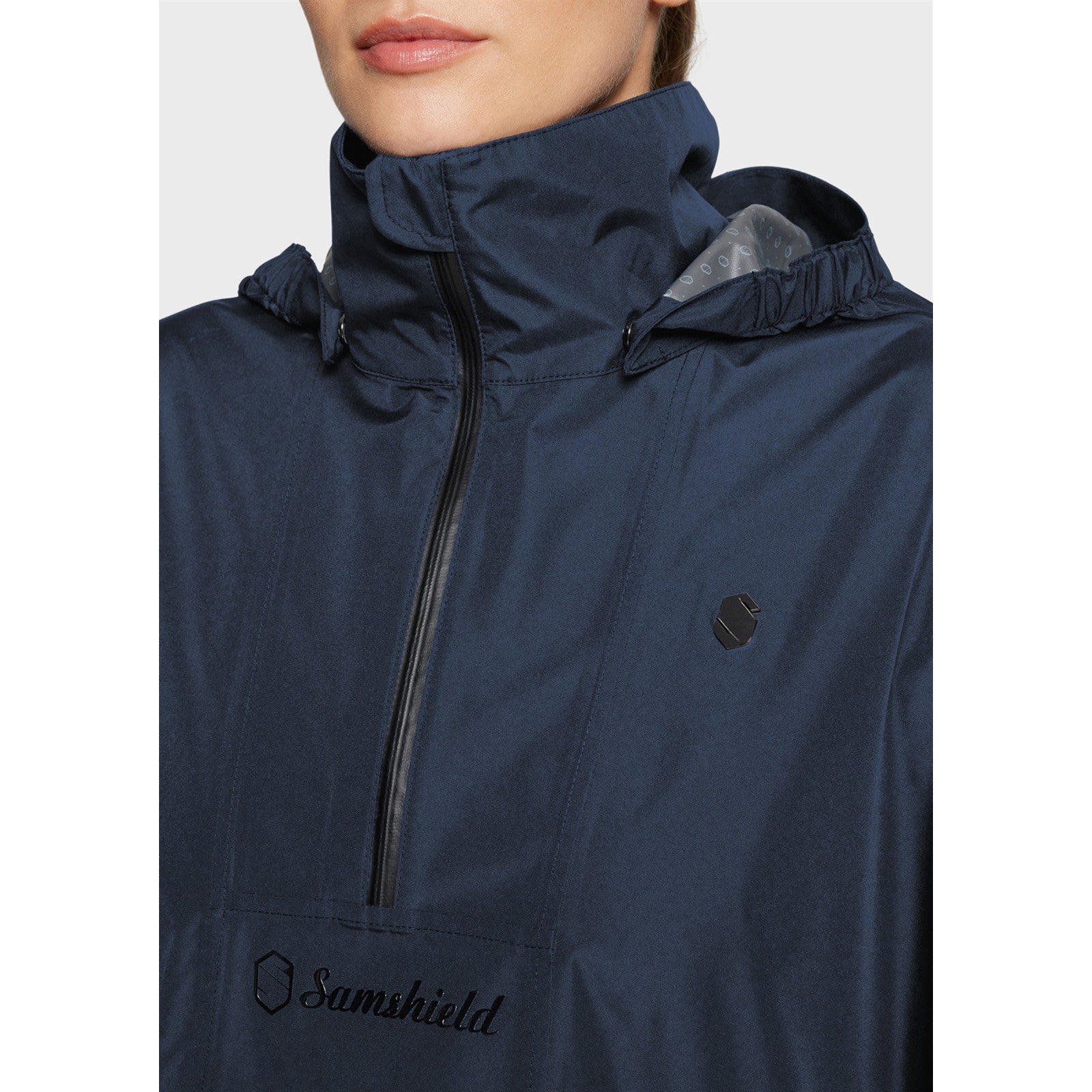 Samshield Elfida Rain Cape-Sportswear - Ladies - Jackets-LeMieux-Black-S-Manhattan Saddlery