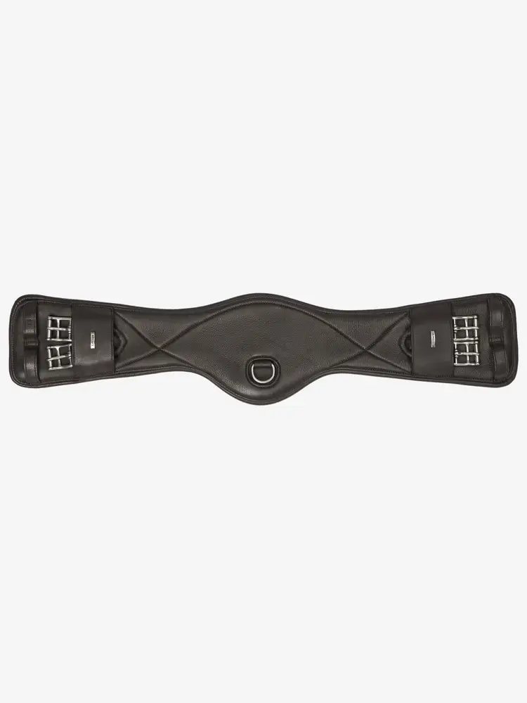 LeMieux Arika Contoured Dressage Girth-Girths - Dressage-LeMieux-Black-22"-Manhattan Saddlery