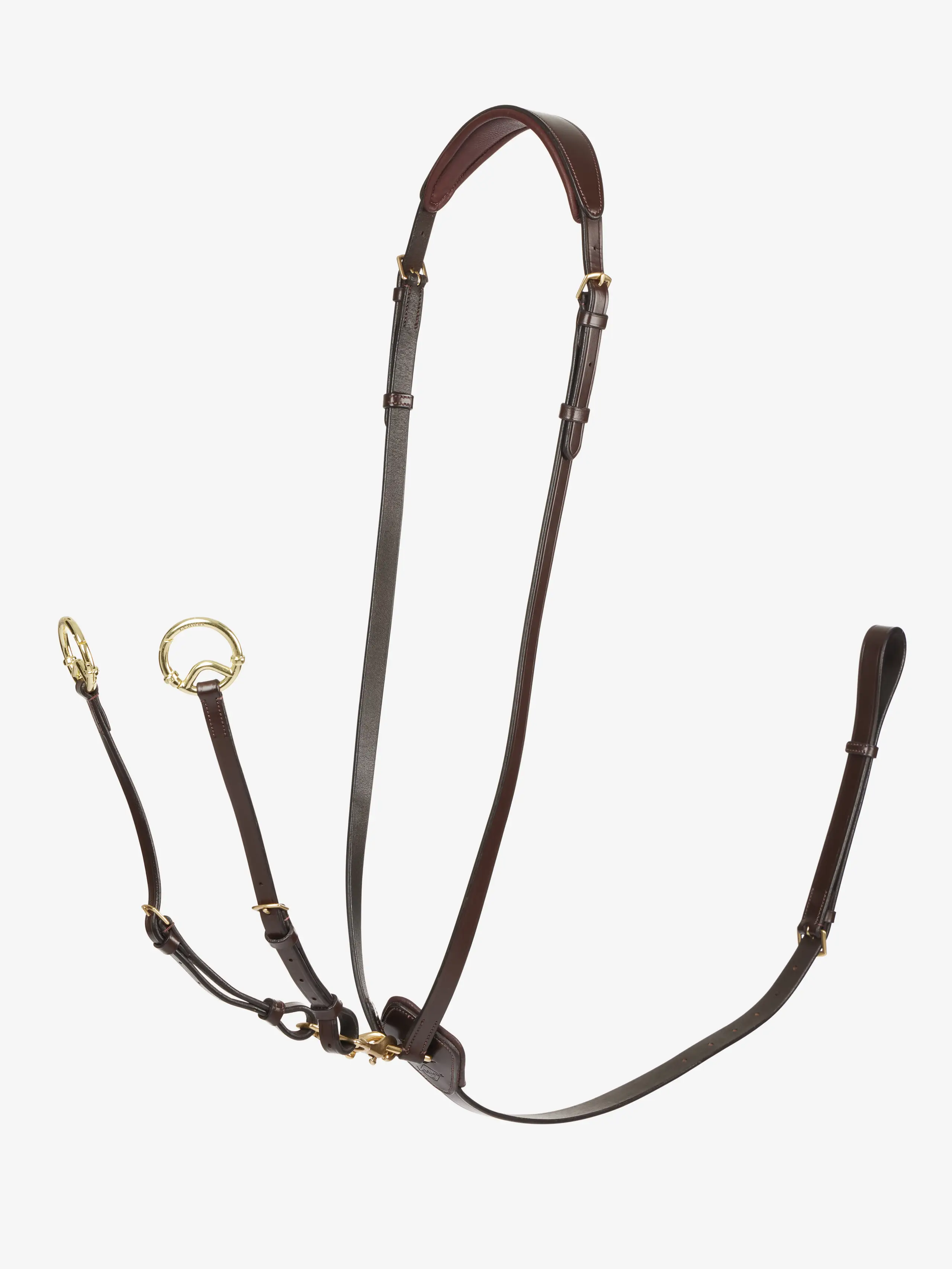LeMieux Kudos Running Martingale-Martingales & Breastplates - Running Martingale-LeMieux-Black/Silver-Pony-Manhattan Saddlery