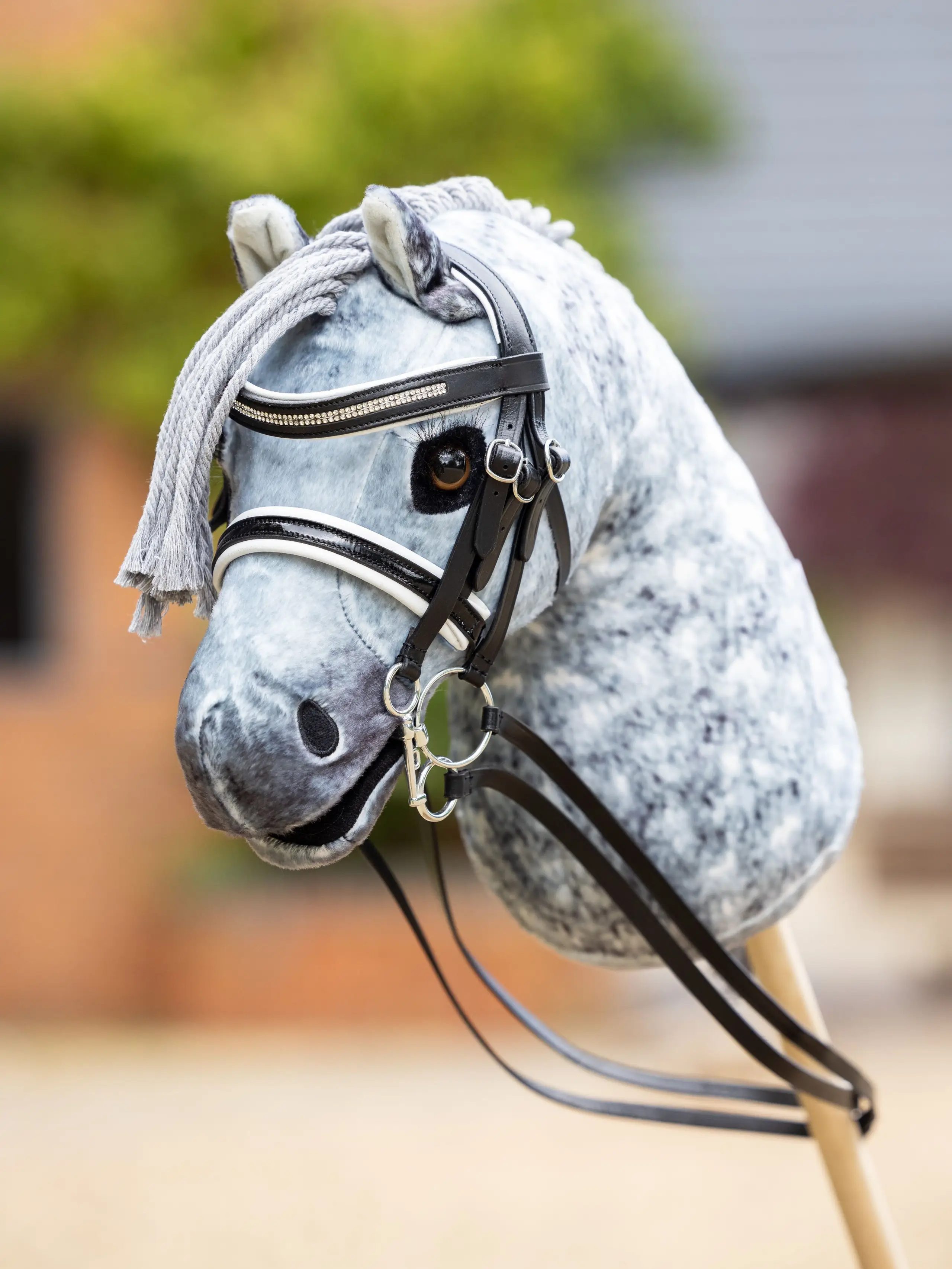 LeMieux Hobby Horse Double Bridle-Gifts - Toys-LeMieux-Black-Manhattan Saddlery