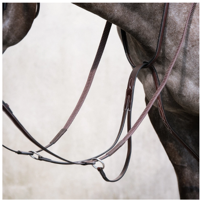 Nunn Finer Round Raised Running Martingale-Martingales & Breastplates - Running Martingale-Nunn Finer-Cob-Manhattan Saddlery