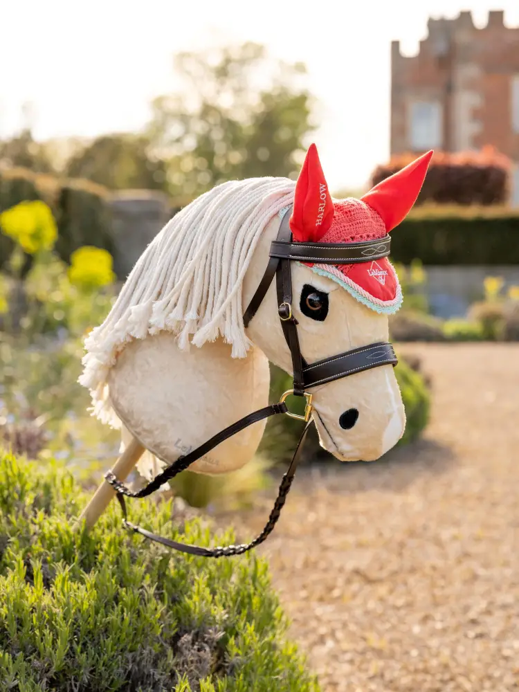 LeMieux Hobby Horse Ear Bonnet Coral Crush-Gifts - Toys-LeMieux-Coral Crush-Manhattan Saddlery