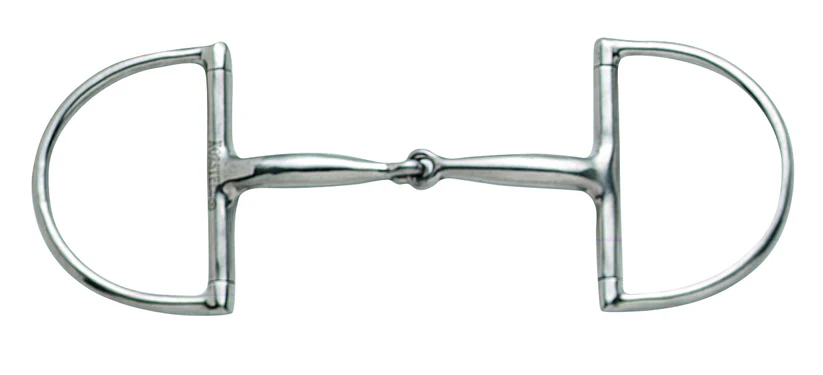 Centaur Stainless Steel Hunter Dee Ring Bit-Bits-ERS-4.75-Manhattan Saddlery