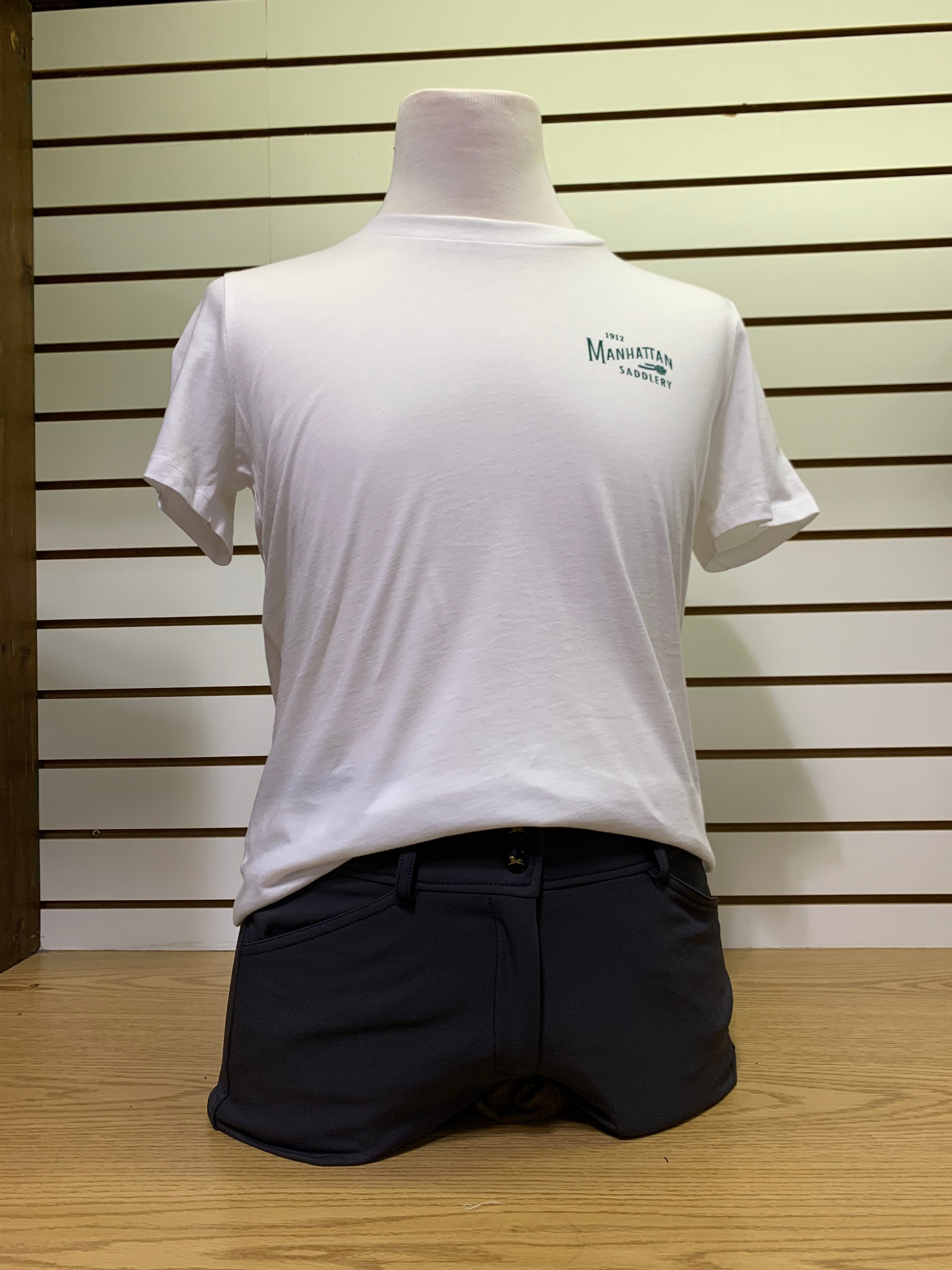 Manhattan Saddlery Classic T-Shirt White-Shirts-Manhattan Saddlery House Label-L-Manhattan Saddlery