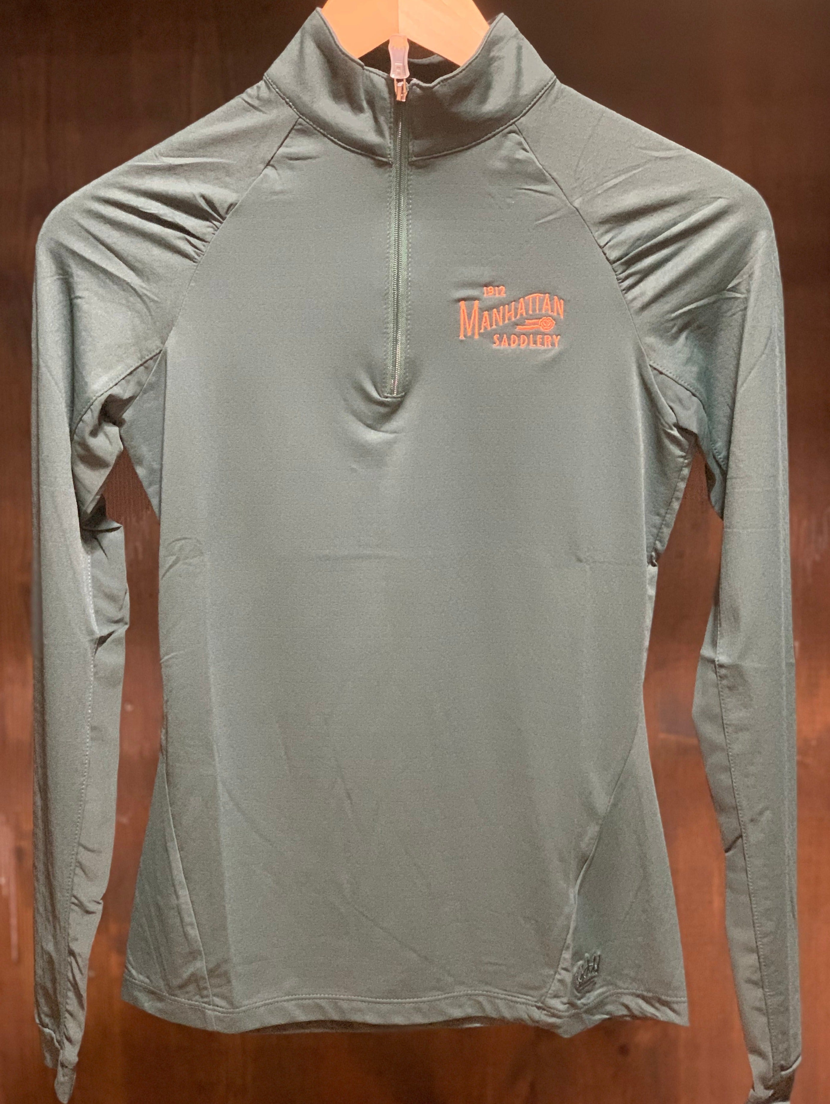 Manhattan Saddlery New Baselayer-Apparel-Manhattan Saddlery House Label-Extra Small-Hunter Green-Manhattan Saddlery