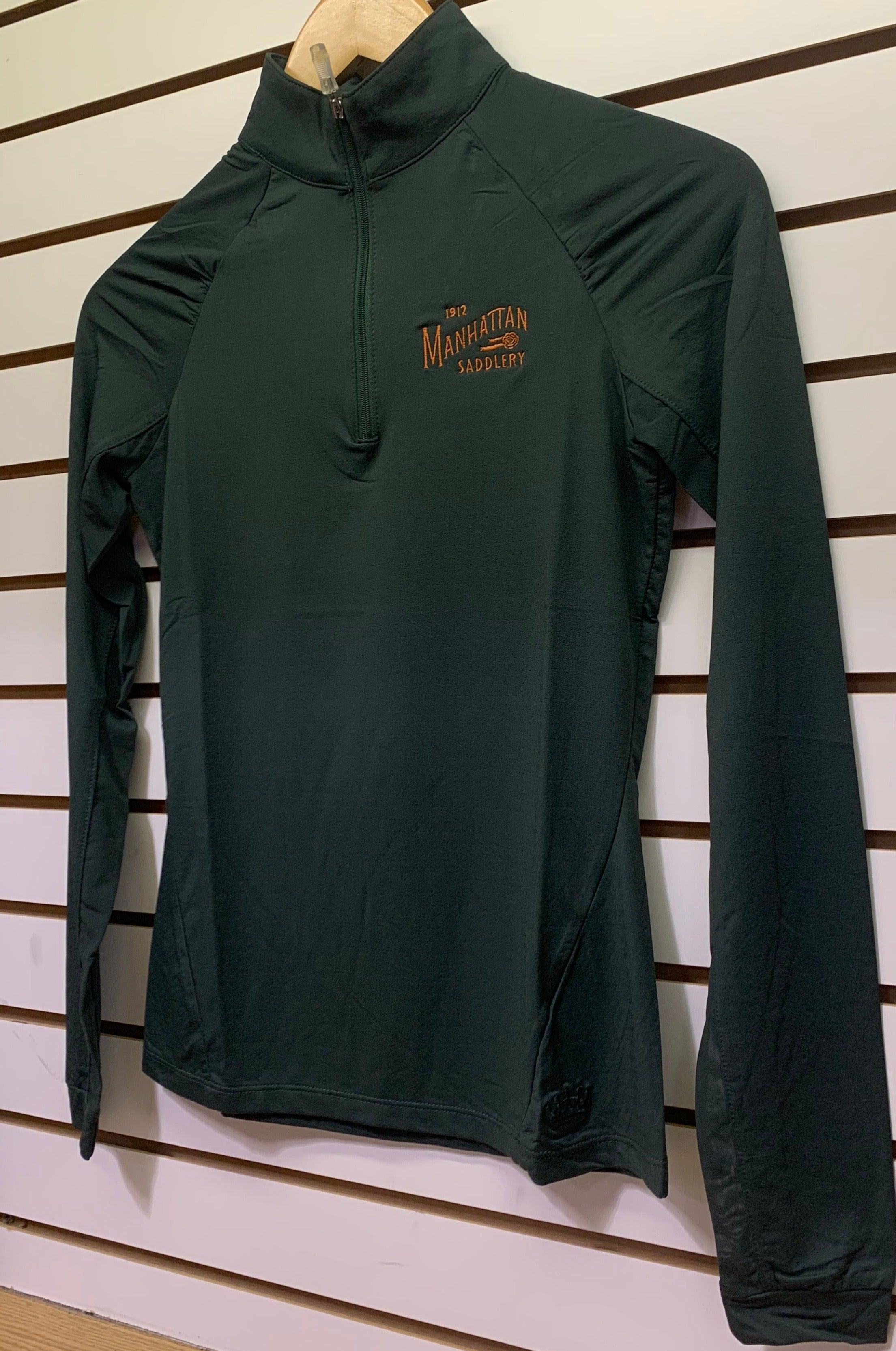 Manhattan Saddlery New Baselayer-Apparel-Manhattan Saddlery House Label-Extra Small-Hunter Green-Manhattan Saddlery