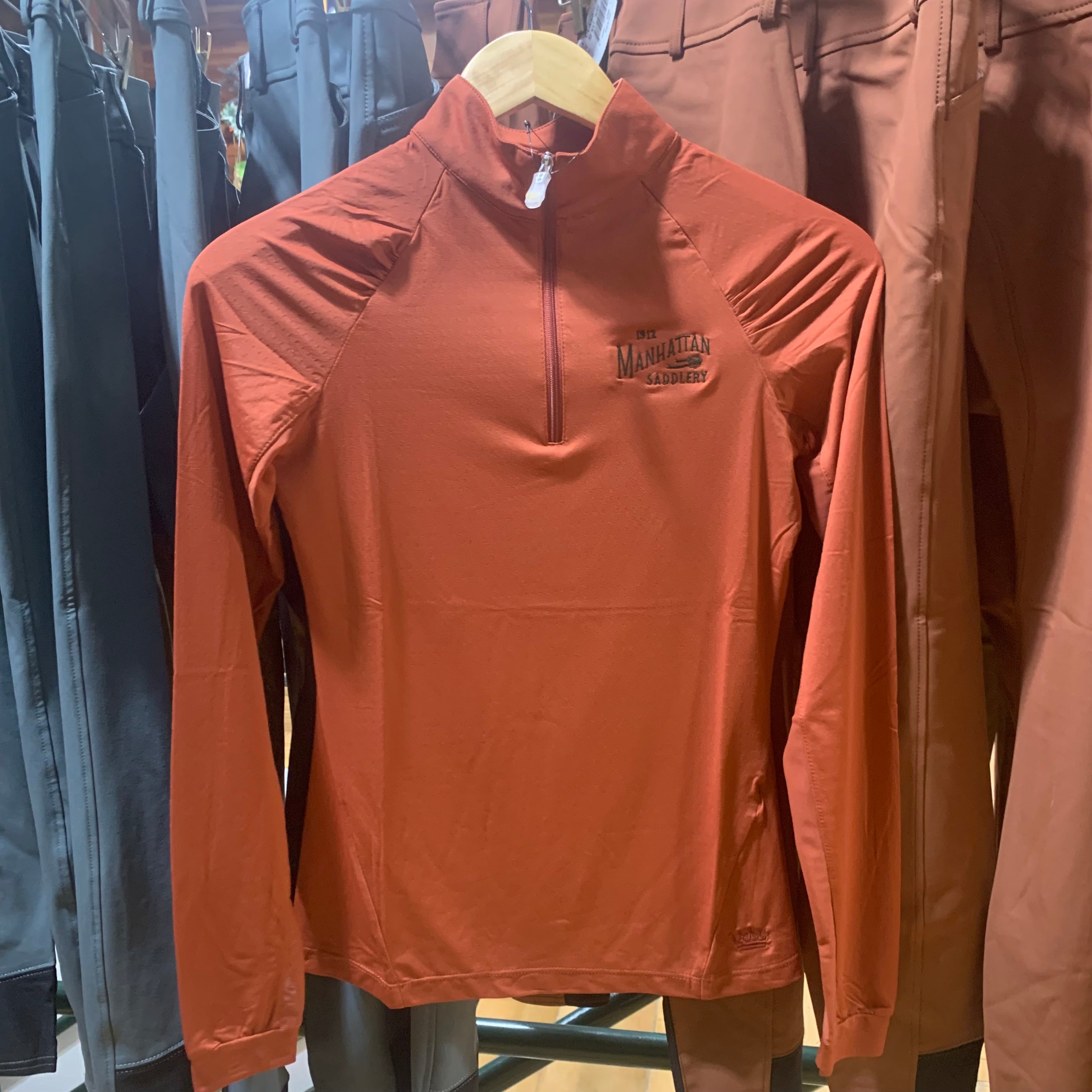 Manhattan Saddlery New Baselayer-Apparel-Manhattan Saddlery House Label-Extra Small-Hunter Green-Manhattan Saddlery