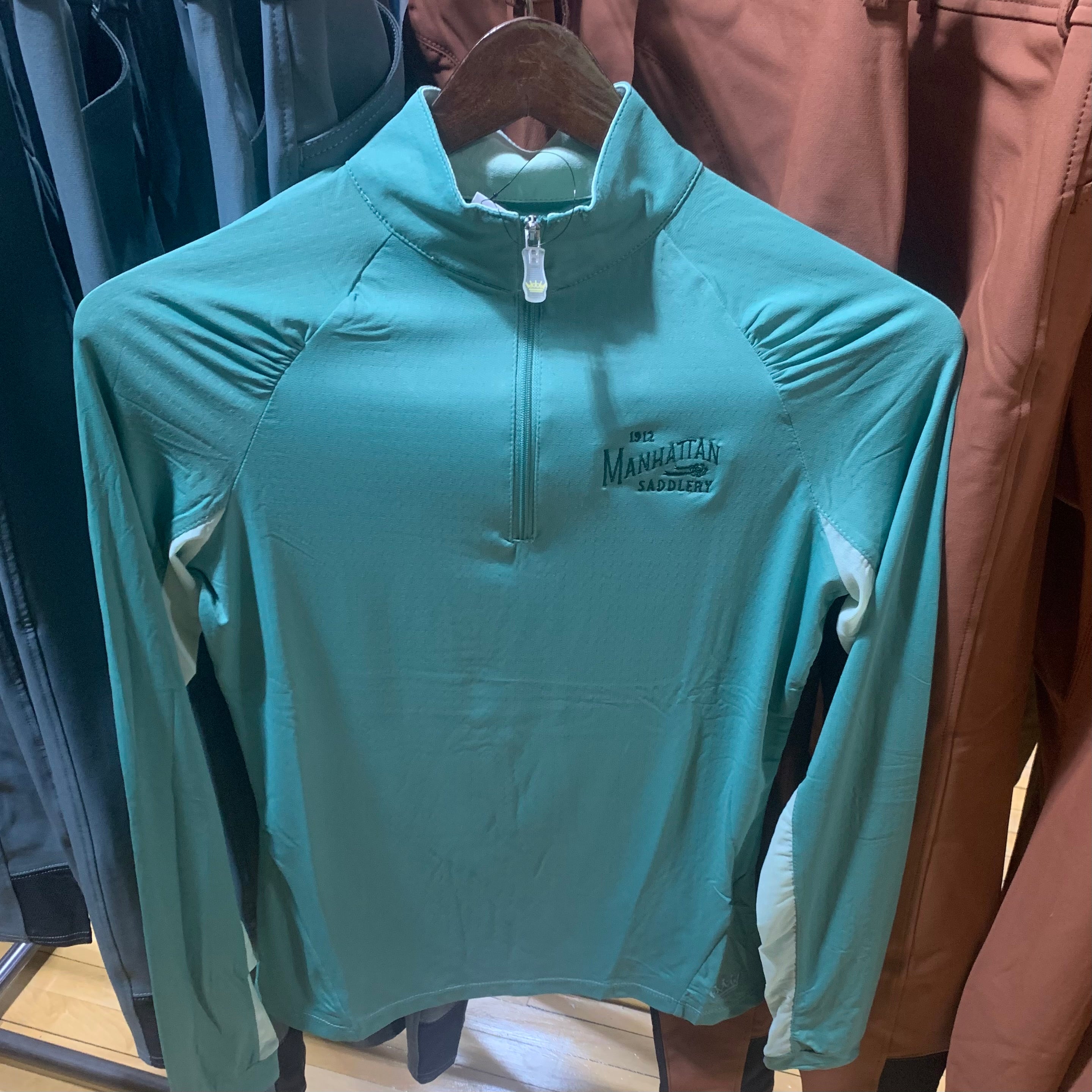 Manhattan Saddlery New Baselayer-Apparel-Manhattan Saddlery House Label-Extra Small-Hunter Green-Manhattan Saddlery