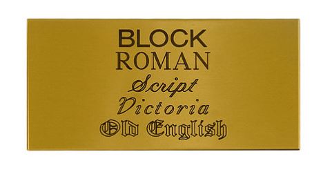 Engraved Halter Plate Brass-Engraved Plate-Horsefare-Block-Manhattan Saddlery